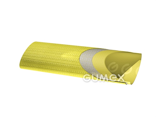 Plochá hadice HILCOFLEX SPEZIAL 90, 20/25mm, 30bar, NBR-PVC/NBR-PVC, -20°C/+75°C, žlutá